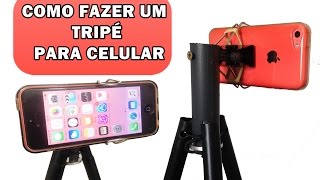 Como fazer um tripé para celular [upl. by Nojad556]