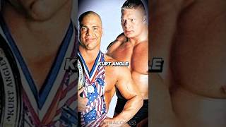 Kurt Angle On Wrestling Brock Lesnar  Joe Rogan shortsfeed joerogan kurtangle brocklesnar [upl. by Clorinde]