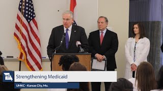 Gov Nixon addresses Medicaid reform in Kansas City [upl. by Ahsaeit]