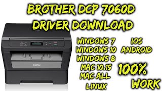 Brother DCP 7060D Driver Download [upl. by Ailaro]