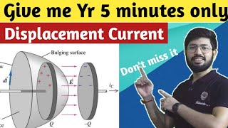 What is Displacement Current  Displacement current in Hindi Class12th [upl. by Saturday]