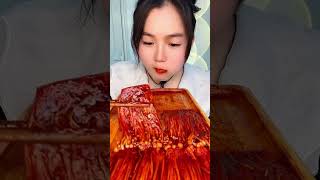 Asmr Mukbang Food Enoki Mushrooms Show Eating [upl. by Spearing]