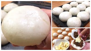 SIOPAO ASADO White amp Round  All in Recipe Dough  Asado Filling  Sauce [upl. by Files]