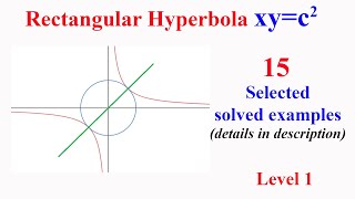 Rectangular Hyperbola Selected 15 solved examples details in description [upl. by Bussy493]