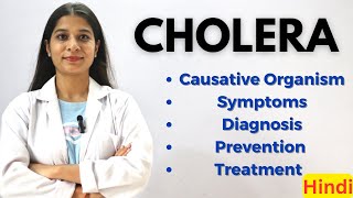 Cholera disease in Hindi  Causes Symptoms Pathophysiology Diagnosis amp Treatment  Notes [upl. by Naeerb]