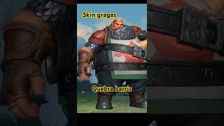 Skin gragas quebra barris wild rift [upl. by Yrekcaz]