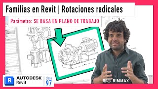 FAMILIAS en REVIT ✅ Cómo rotarlas en cualquier dirección gracias a SE BASA EN PLANO DE TRABAJO [upl. by Acinorahs206]