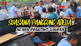 💥 SUASANA PANGGUNG ADELLA LIVE BOJONEGORO ACARA PRABOWO GIBRAN [upl. by Queston]