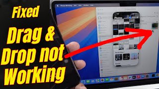 How to Fix iPhone Mirroring drag and drop Not working on MacOS 151 amp iOS 1811 [upl. by Sirromaj621]