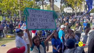 Apoyo rotundo para el Presidente Nayib Bukele de los salvadoreños en el Exterior  Los Angeles [upl. by Niala88]