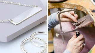 How to Make Silver Jewelry  Part 1 Jewellery Making [upl. by Cinda]