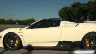 Ferrari 430 Scuderia Spider 16M Acceleration [upl. by Haleehs27]