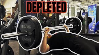 BENCH PRESS FAIL💀 WHY I HATE MORNING LIFTS [upl. by Enileme]