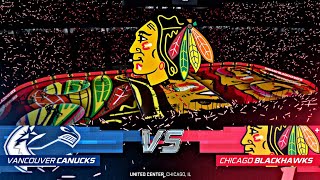 Chicago Blackhawks vs Vancouver Canucks NHL 25 4K [upl. by Sybyl]