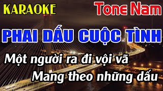 Phai Dấu Cuộc Tình Karaoke Tone Nam Karaoke Đăng Khôi  Beat Mới [upl. by Ycats]