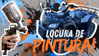 Pintura automotriz para la cuatri 🔥Cuatrimoto Italika  ATV 250 EP 5 [upl. by Bakerman]