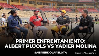 ALBERT PUJOLS VS YADIER MOLINA PRIMER ENFRENTAMIENTO COMO DIRIGENTES EN EL ESTADIO CIBAO [upl. by Uis]