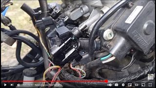 07 gsxr 1000 How to remove fuel injectors rail to test and clean replace [upl. by Enoved]