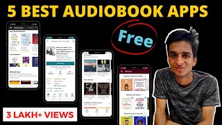 5 Best Audiobook Apps for android and IOS  Audiobook free and paid  Ronak Shah [upl. by Ariamoy]