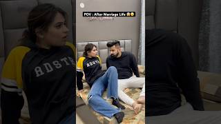 After Marriage Life 😱🤭 rajatswati comedyfilms funny aftermarriage couplegoals ytshorts [upl. by Stoneham]