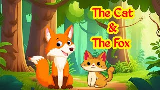 The Cat And The Fox story  Moral Story  Story For Kids [upl. by Ayet791]