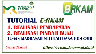 Cara Mengisi Realisasi Pendapatan Dan Pindah Buku di ERKAM Laporan Online Setelah Dana Bos Cair [upl. by Ronald]