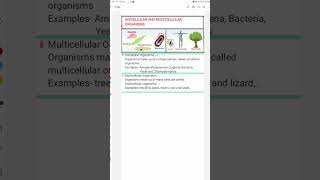 UNICELLULAR AND MULTICELLULAR ORGANISMS biology icsebiology icsetextbook educational shorts [upl. by Oiludbo]