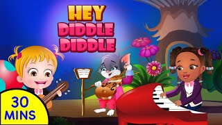 Hey Diddle Diddle  The Best Nursery Rhymes  Baby Hazel Songs for Kids [upl. by Leighland]