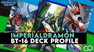 BT16 Imperialdramon Deck Profile Digimon Card Game [upl. by Finer]