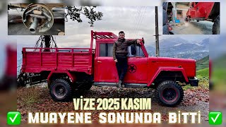 VİZE 2025 KASIM  MUAYENE BİTTİ ✅ [upl. by Tewfik]