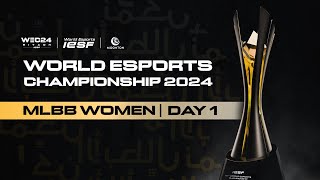 🔴 LIVE  IESF WEC 2024  MLBB WOMEN DAY 1  Bahasa Indonesia [upl. by Karoline]