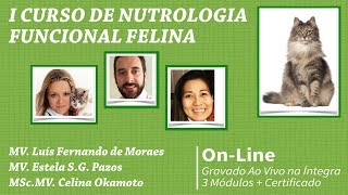 I Curso de Nutrologia Funcional Felina 2018  ONLINE [upl. by Howe308]