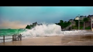 Marées dÉquinoxe à DINARD  Mareas de equinoccio  Equinox tides [upl. by Komarek]