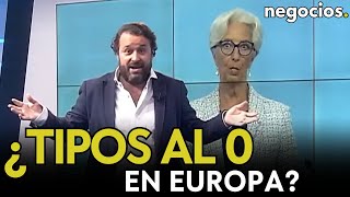 ¿Tipos de interés al 0 en Europa El pronóstico desde el BCE esto es lo que ven en la inflación [upl. by Attevad]