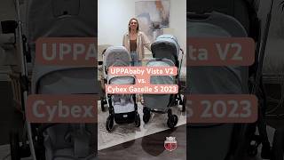 UPPAbaby Vista V2 vs Cybex Gazelle babygear stroller uppababy cybex [upl. by Ayikur]