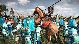 MASSIVE Samurai Charge  3v3 Pitched Battle  Shogun2 Total War [upl. by Allemaj]