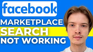 Facebook Marketplace Search Not Working FIX [upl. by Doscher360]