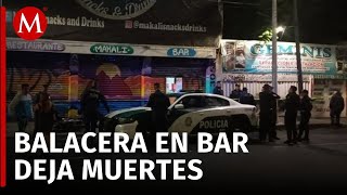 Balacera en bar de Coyoacán provocó la muerte de dos personas [upl. by Niajneb]