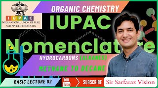 Alkane Series from Methane to Decane II Organic Nomenclature Basic Lecture  02 [upl. by Anabahs]