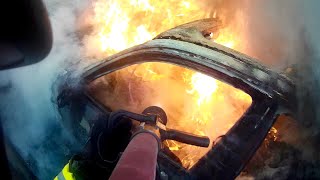 BFD  Working Vehicle Fire Helmet Cam [upl. by Saundra]