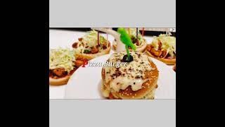 Pizza Burger Recipe  Pizza Recipe  Burger Recipe shorts pizzaburger pizzalover [upl. by Lebasi301]