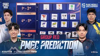 Group Red Prediction  2024 PUBG MOBILE GLOBAL CHAMPIONSHIP [upl. by Lil]