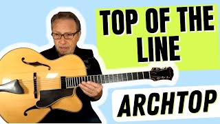 A Top Of The Line Archtop With a Sweet Floating Pickup  Jazz Guitar Review [upl. by Dabbs]