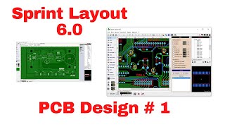 Professional PCB design using Sprint Layout 60 in Bangla  PCB design  1 [upl. by Weyermann]