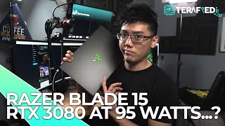 Razer Blade 15 Review  RTX 3080 At Just 95W [upl. by Faunie706]