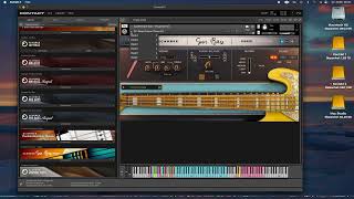 Native Instruments Scarbee Sun Bass Finger para KONTAKT 7  WOW [upl. by Keane277]