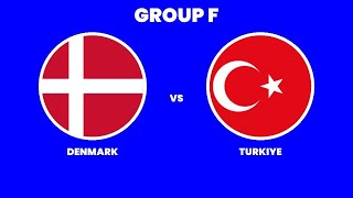 Denmark vs Turkiye  Euros Custom Match 35 Season 1 [upl. by Tshombe943]