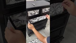 Makeover your Cabinets With 2hours The DIY Guide shortsvideo diy wallpaper  Cabinet [upl. by Ardis]