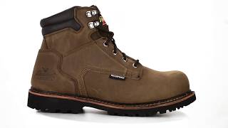 Mens Thorogood 6quot Composite Toe Waterproof Work Boot 8043236  SteelToeShoescom [upl. by Rowe]