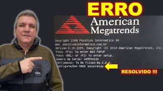 Windows Não Inicia Como Resolver ERROS de Configurações Cmos incorretas [upl. by Biddle]